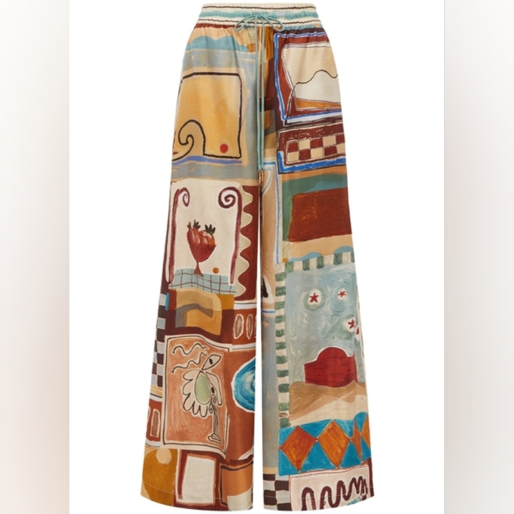 Alémais Michelle Silk Pant US4